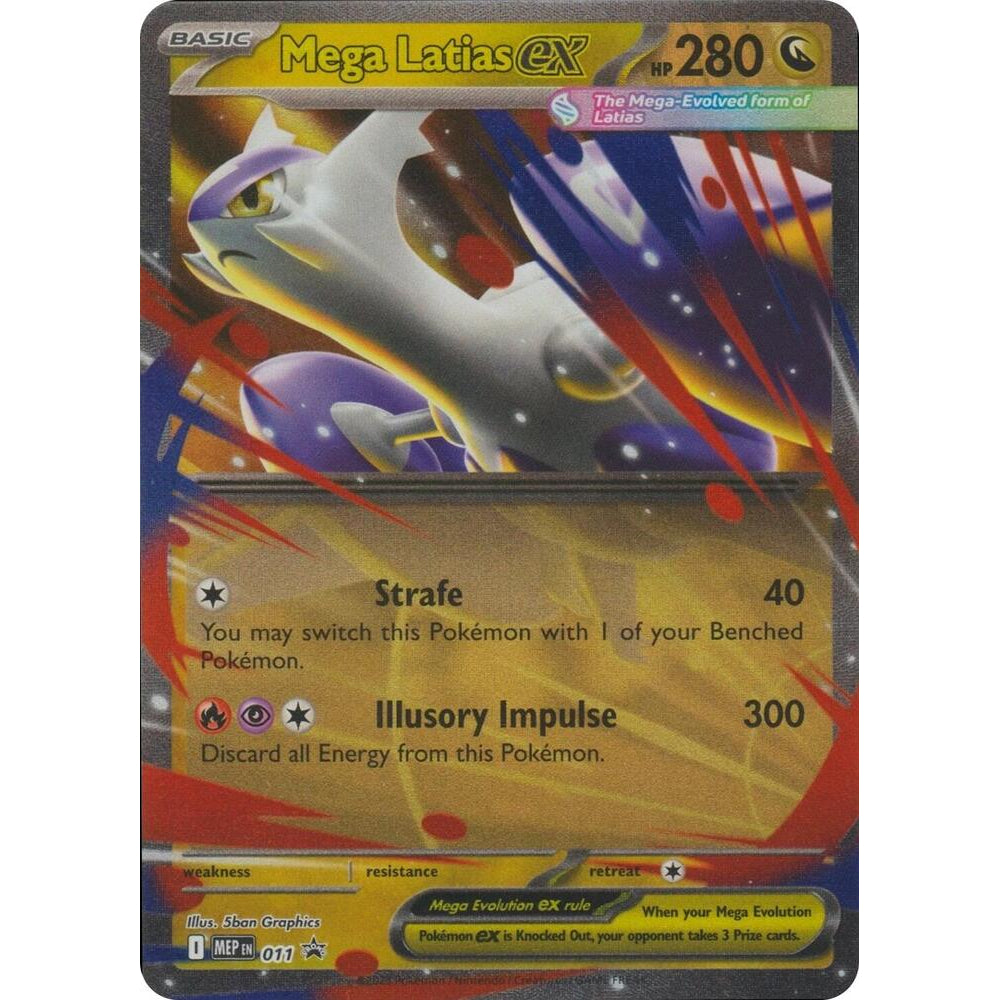 Pokemon Mega Latias ex MEP011 Black Star Promo