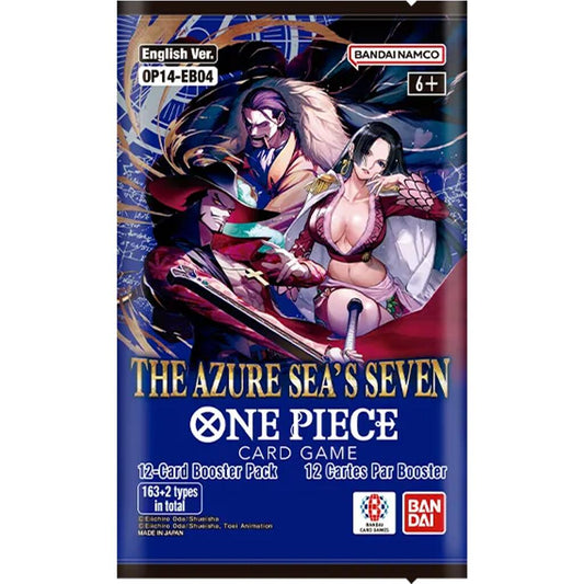 One Piece OP14 The Azure Sea's Seven Booster Pakke