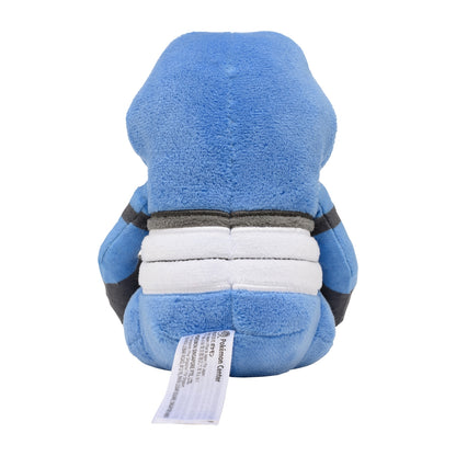 Croagunk Fit Plush fra Pokemon Center Japan, sett bakfra