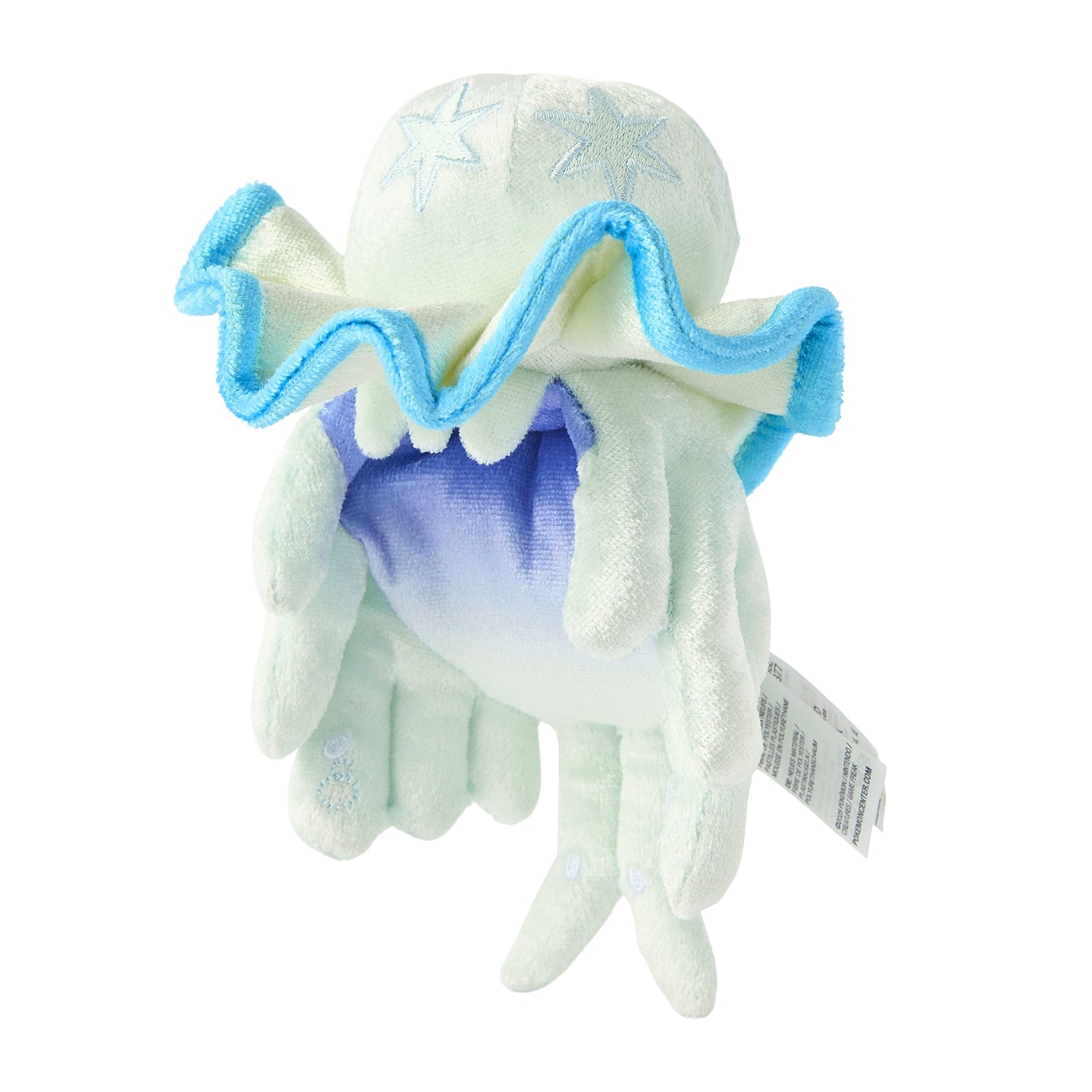 Nihilego Fit Plush fra Pokemon Center Japan, sett forfra