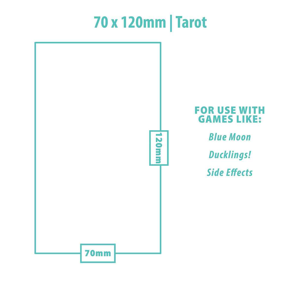 Ultra Pro Tarot Sized Lite Board Game Sleeves (100 stk)