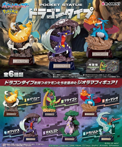 Pokemon Re-ment Pocket Statue: Dragon Type Figur