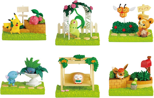 Pokemon Re-ment Garden- Sunlight Afternoon Figurer (6 stk)