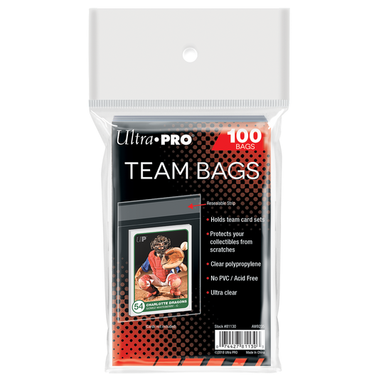Ultra Pro Resealable Team Bags / Sleeves (100 stk)