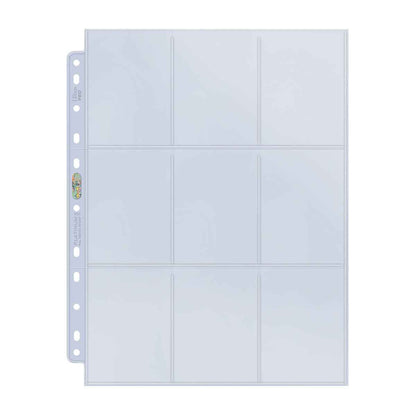 Ultra Pro 9-Pocket Platinum Pages 11 Hole for Album (100 stk)