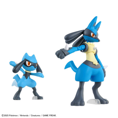 Pokemon Bandai Spirits Lucario & Riolu Model Kit
