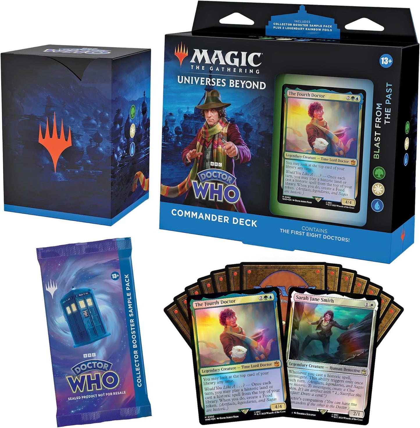 MTG Doctor Who Commander Deck Display (4 Decks)