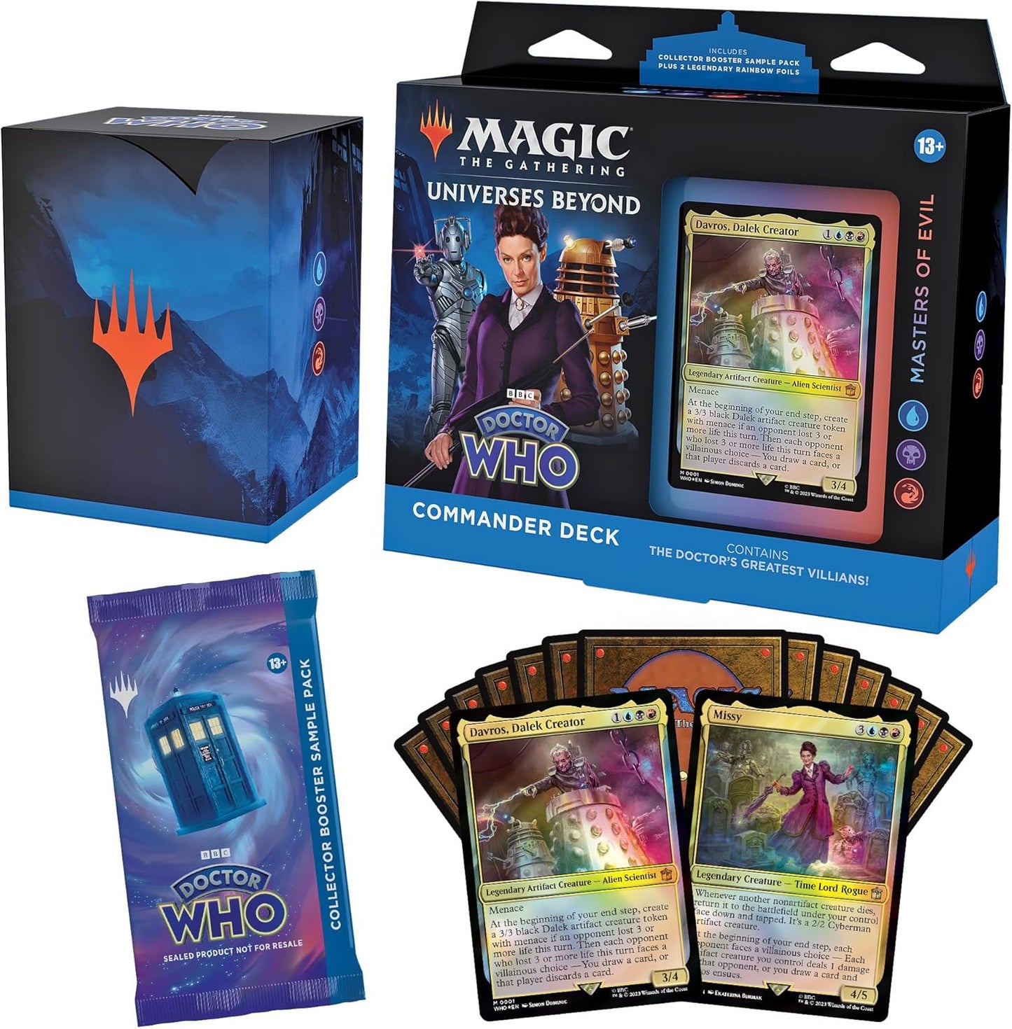 MTG Doctor Who Commander Deck Display (4 Decks)