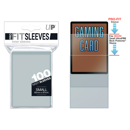 Ultra Pro PRO-Fit Small Deck Inner Sleeves (100ct)