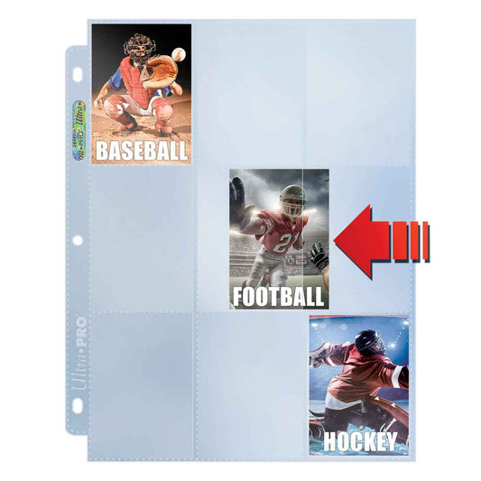Ultra Pro 9-Pocket Pages Side Load (100 stk)