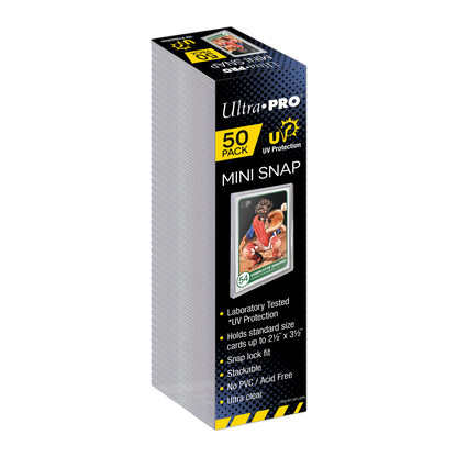 Ultra Pro UV MINI SNAP® Card Holders (50ct)