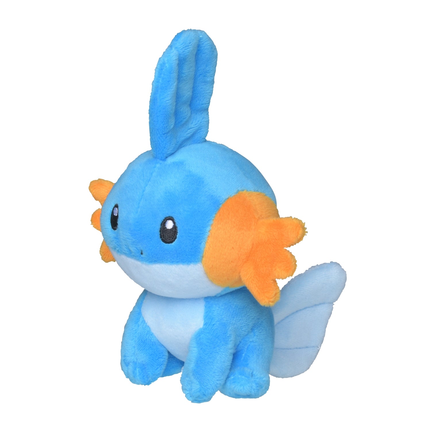 Mudkip Fit Plush fra Pokemon Center Japan, sett forfra