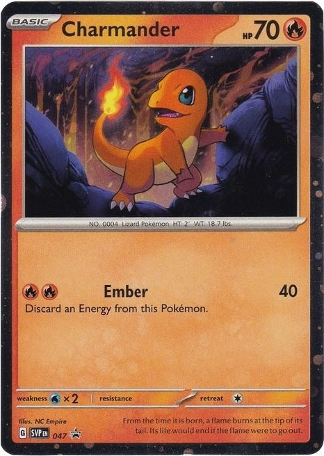 Charmander SVP047 Black Star Promo