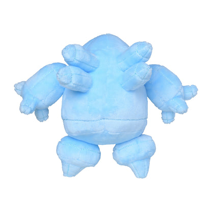 Regice Fit Plush fra Pokemon Center Japan, sett bakfra
