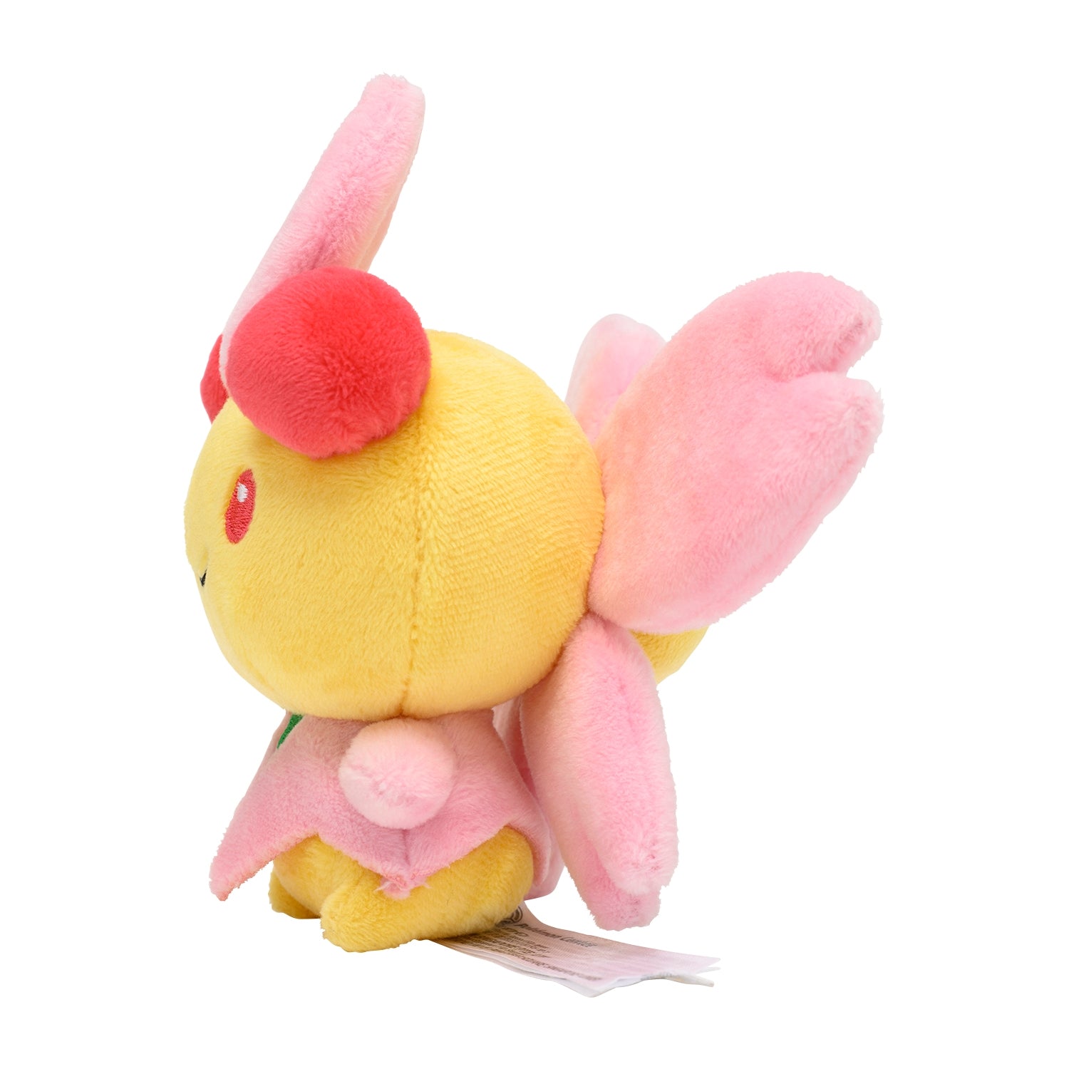 Cherrim (Sunshine Form) Fit Plush fra Pokemon Center Japan, sett fra siden