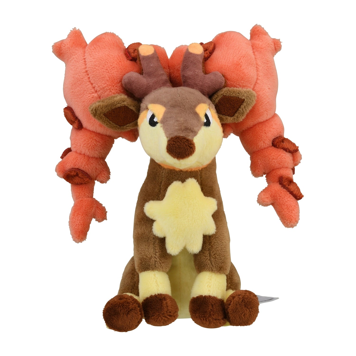 Sawsbuck (Autumn Form) Fit Plush fra Pokemon Center Japan, sett forfra