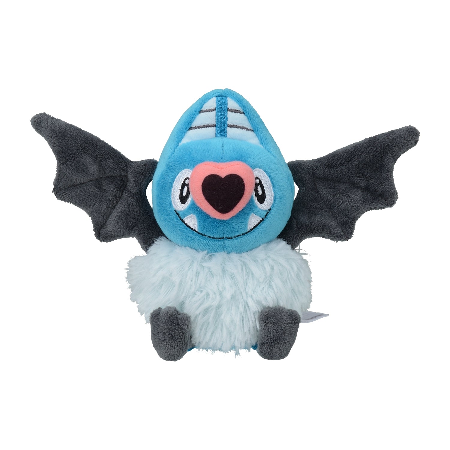 Swoobat Fit Plush fra Pokemon Center Japan, sett forfra