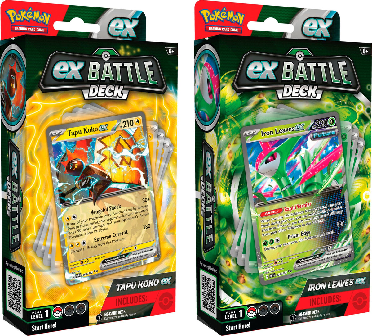 Pokemon Tapu Koko & Iron Leaves ex Battle Deck