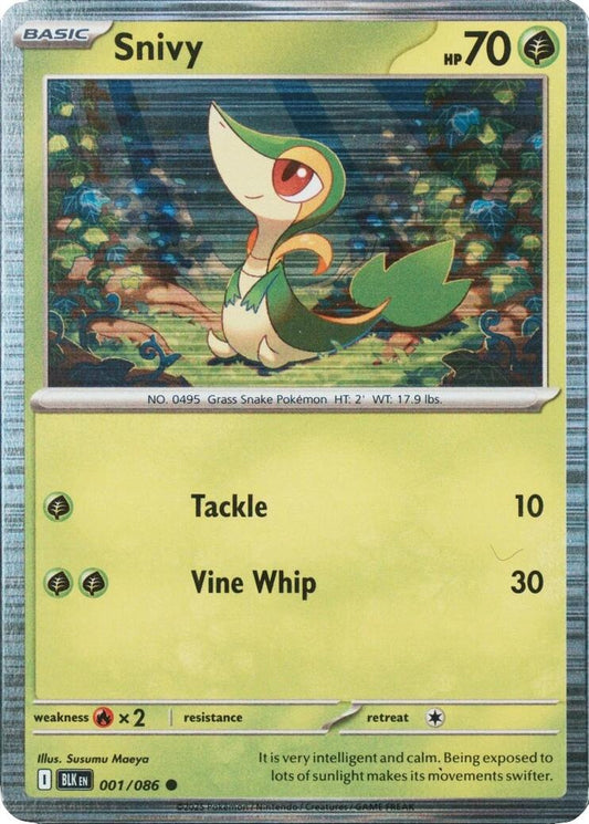 Pokemon Snivy 001/086 Foil Promo