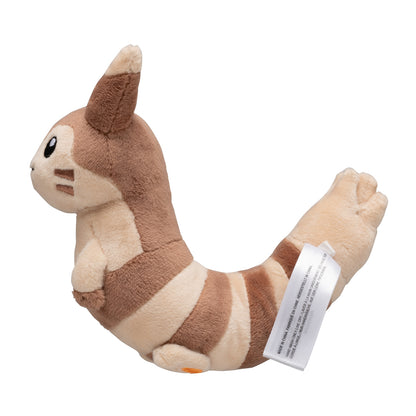 Furret Fit Plush fra Pokemon Center Japan, sett fra siden