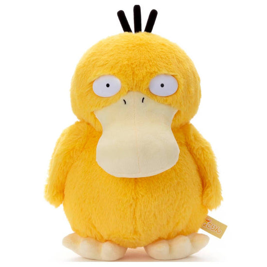 Psyduck-kosedyr i gult, sett forfra