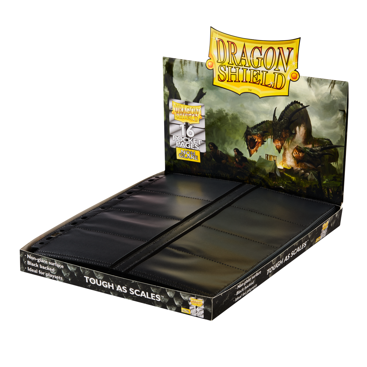 Dragon Shield 16-Pocket Pages Non-Glare Centerloaded (50 stk)