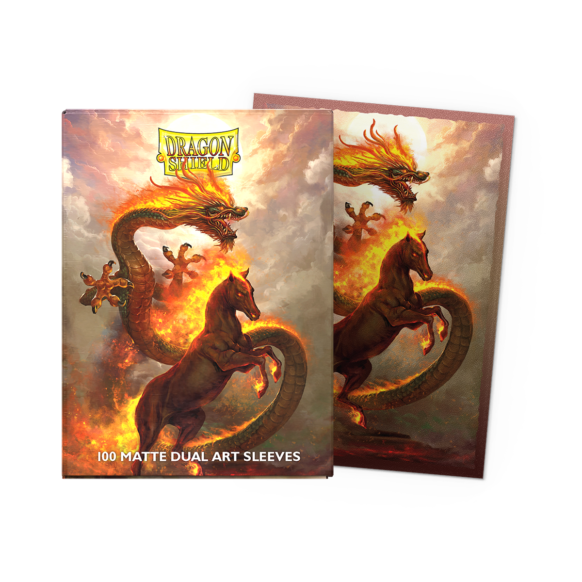Dragon Shield Fire Horse 2026 - Matte Dual Art Sleeves