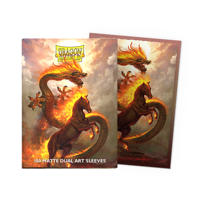 Dragon Shield Fire Horse 2026 - Matte Dual Art Sleeves