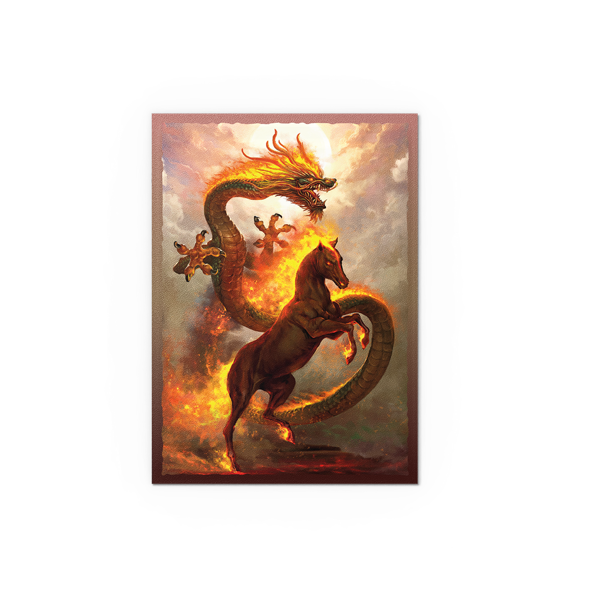 Dragon Shield Fire Horse 2026 - Matte Dual Art Sleeves