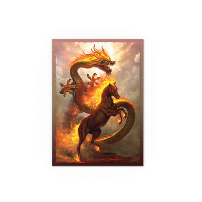 Dragon Shield Fire Horse 2026 - Matte Dual Art Sleeves