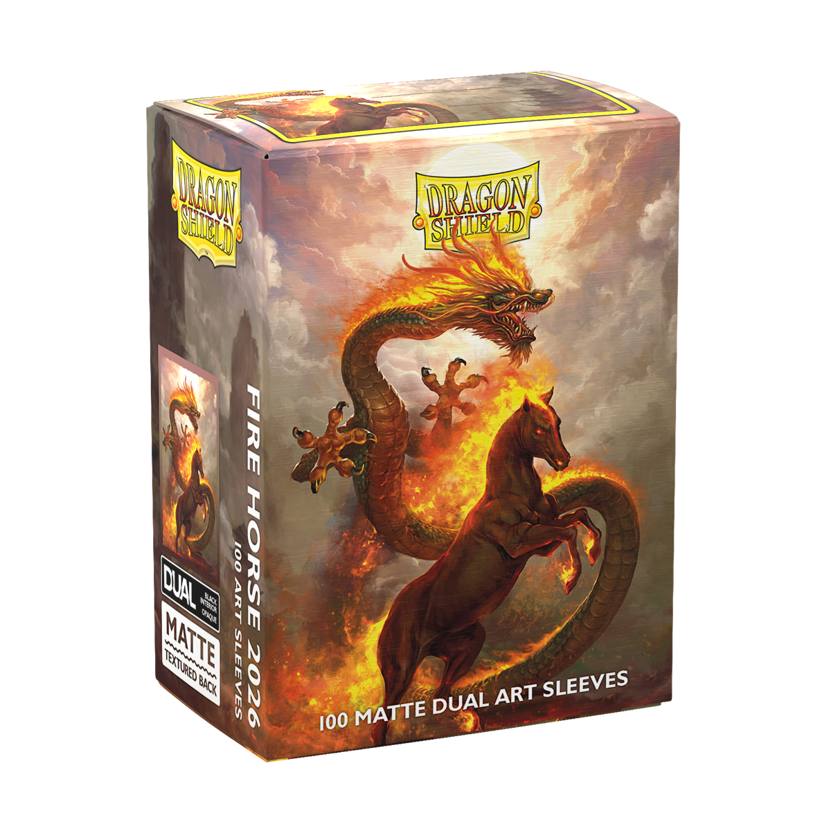 Dragon Shield Fire Horse 2026 - Matte Dual Art Sleeves