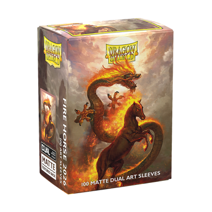 Dragon Shield Fire Horse 2026 - Matte Dual Art Sleeves