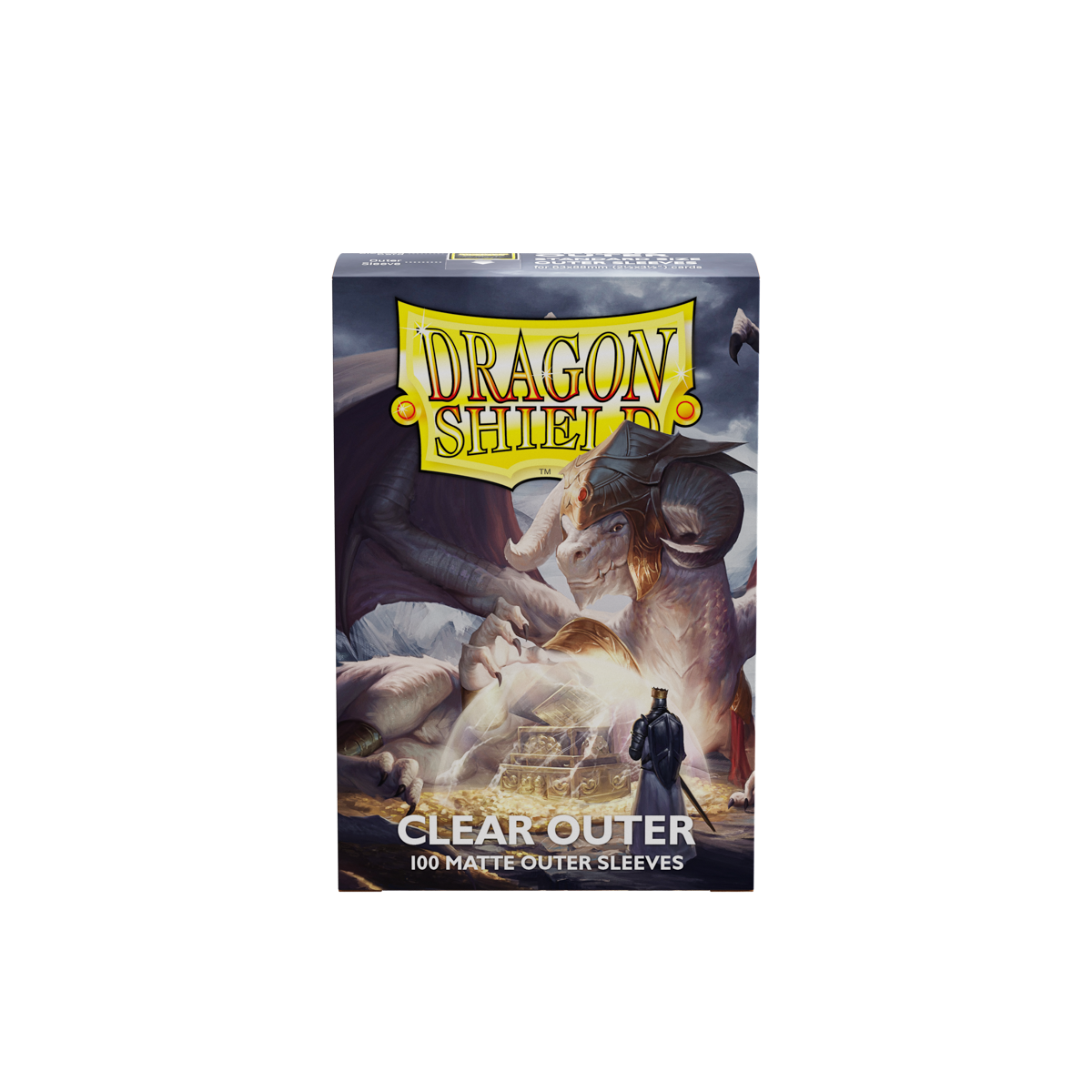 Dragon Shield Outer Sleeves (100 stk) - Clear Outer-esken forfra