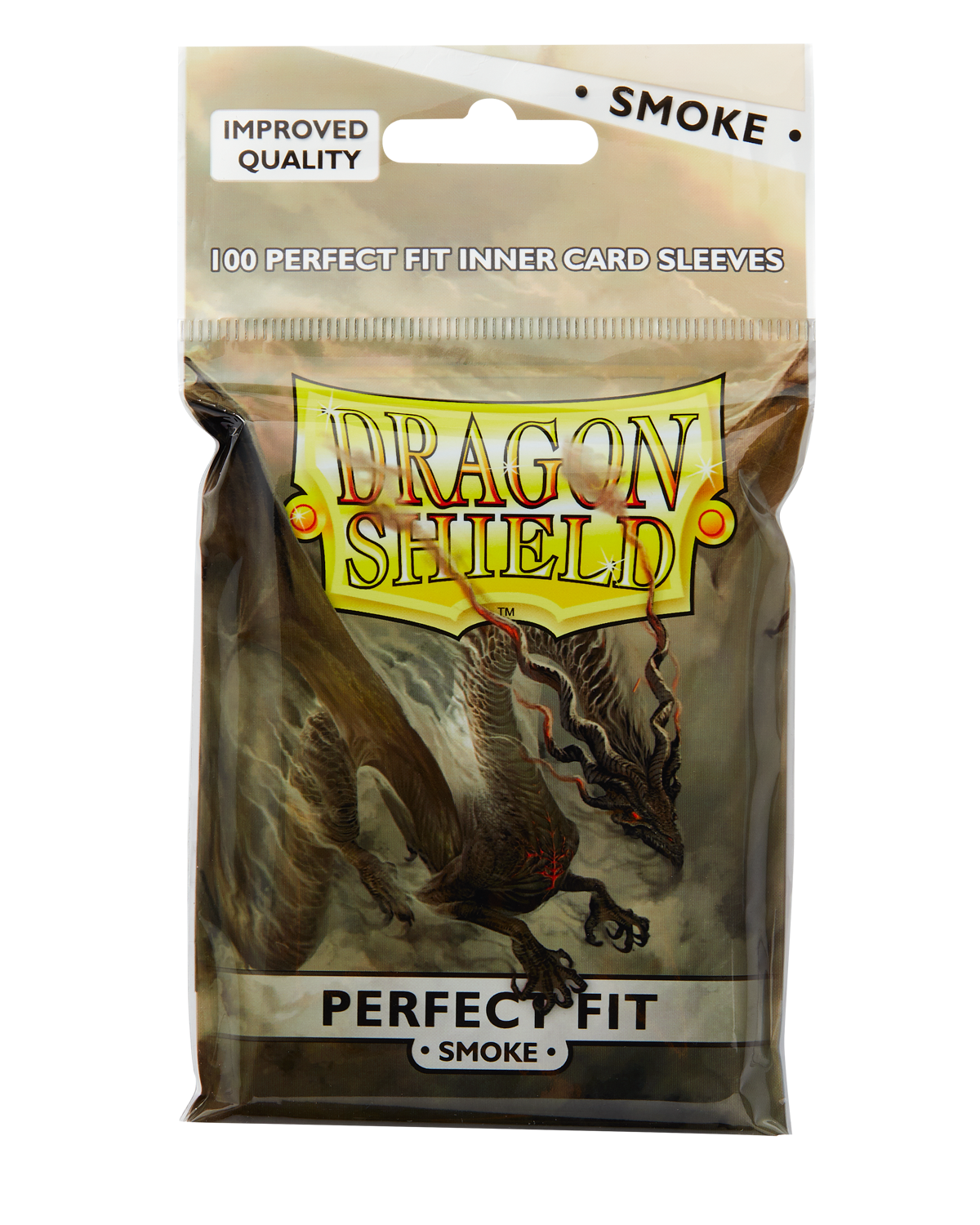 Dragon Shield Perfect Fit Clear Smoke Sleeves