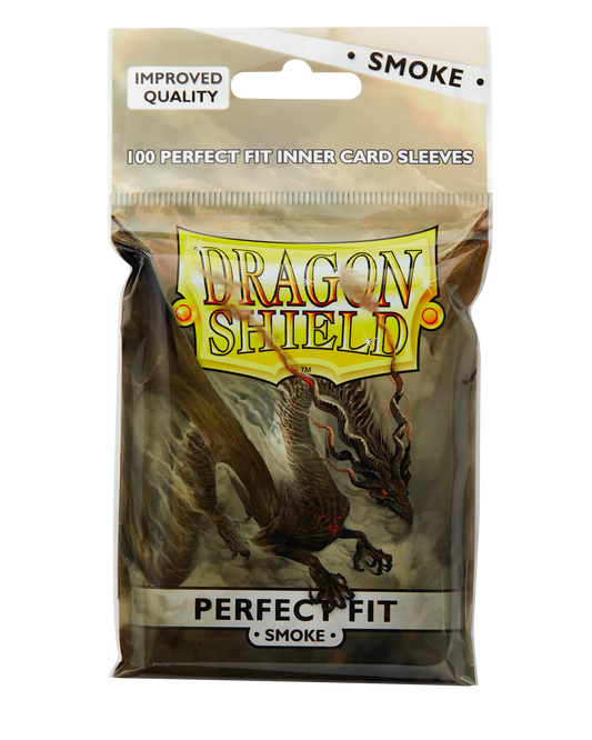 Dragon Shield Perfect Fit Clear Smoke Sleeves