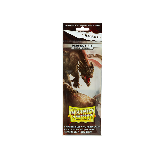 Dragon Shield Perfect Fit Clear Smoke Sealable Sleeves