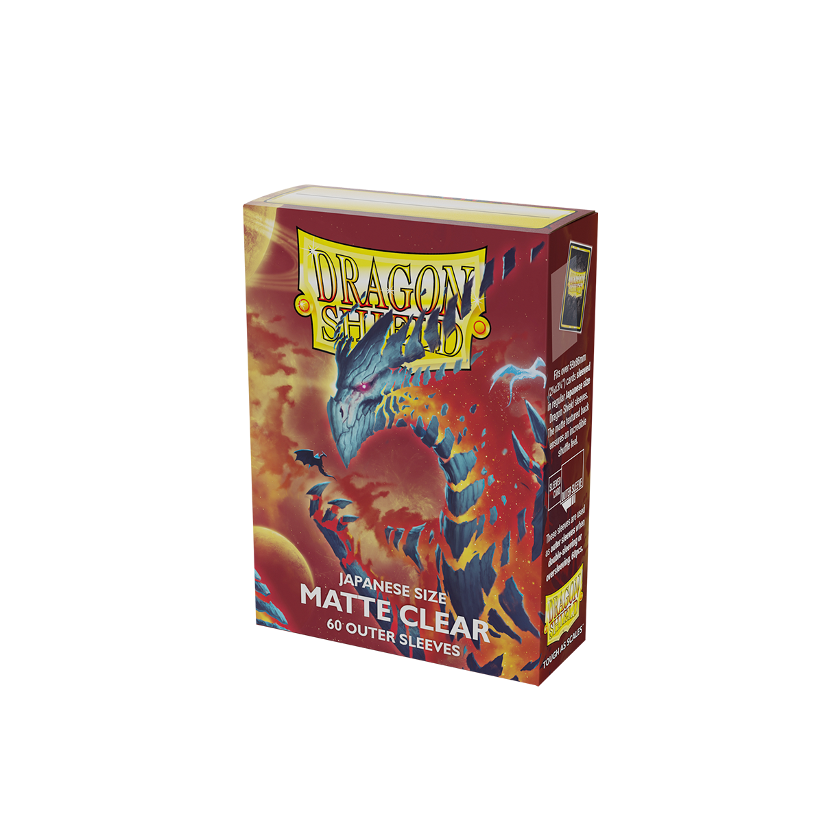 Dragon Shield Japanese Size Matte Clear Outer Sleeves - Clear Cosmere