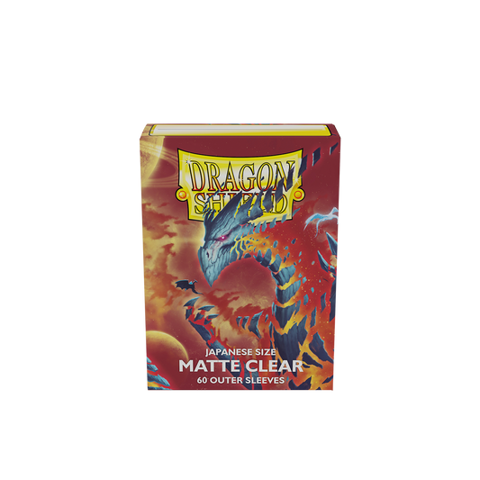 Dragon Shield Japanese Size Matte Clear Outer Sleeves - Clear Cosmere