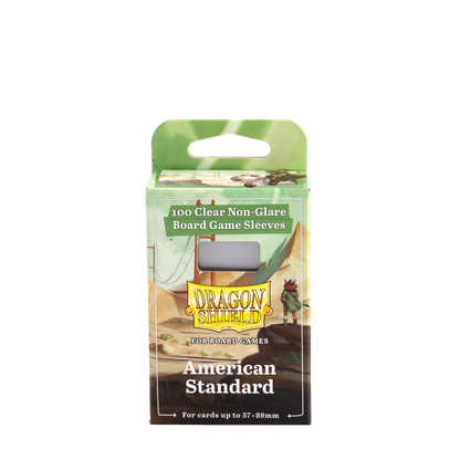 Dragon Shield Board Game Sleeves American Standard Non-Glare/Clear