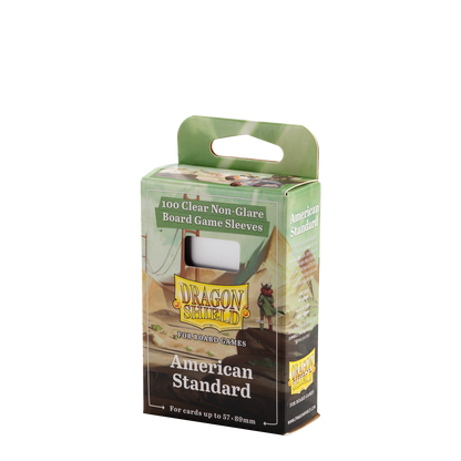 Dragon Shield Board Game Sleeves American Standard Non-Glare/Clear