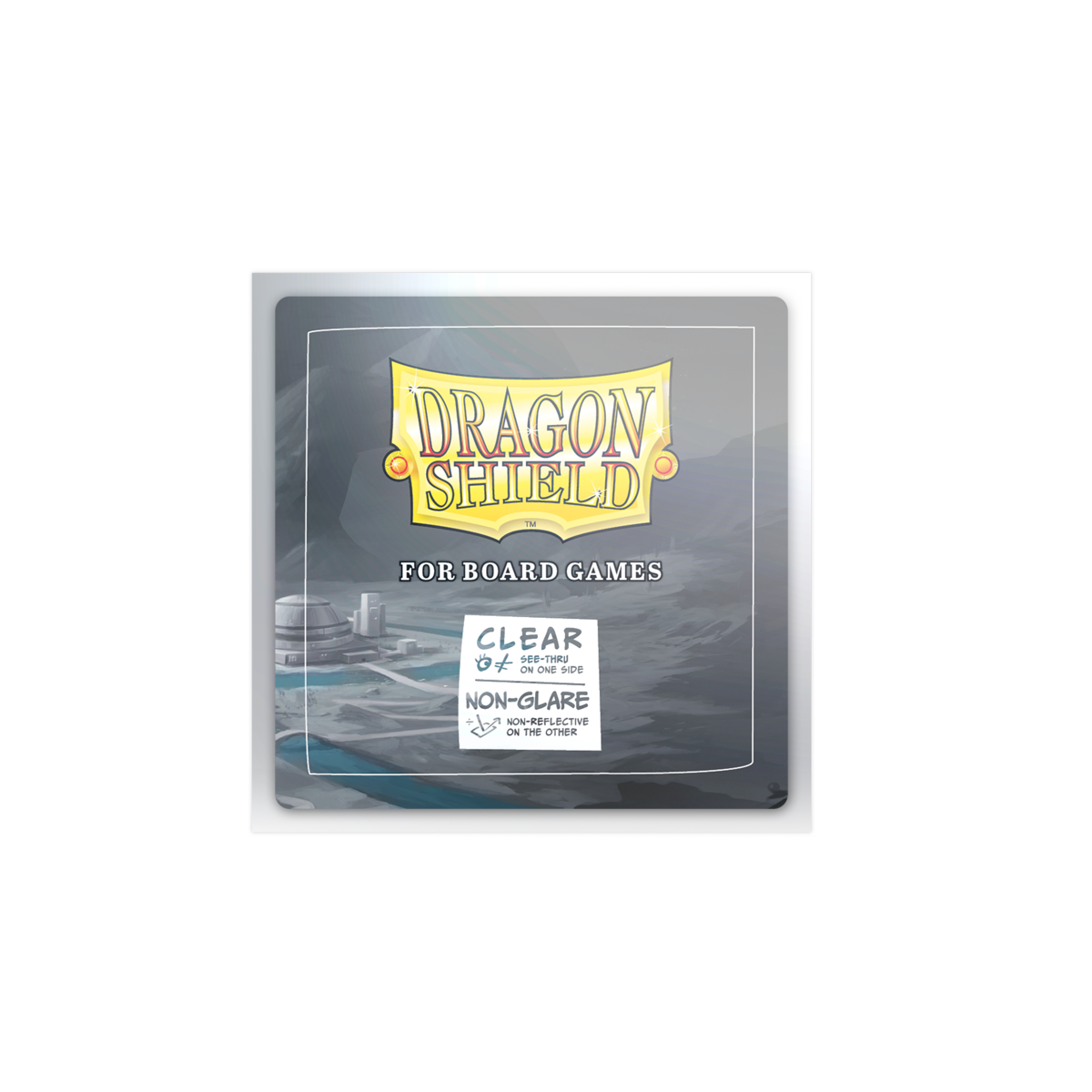 Dragon Shield Board Game Sleeves Square Clear/Non-Glare