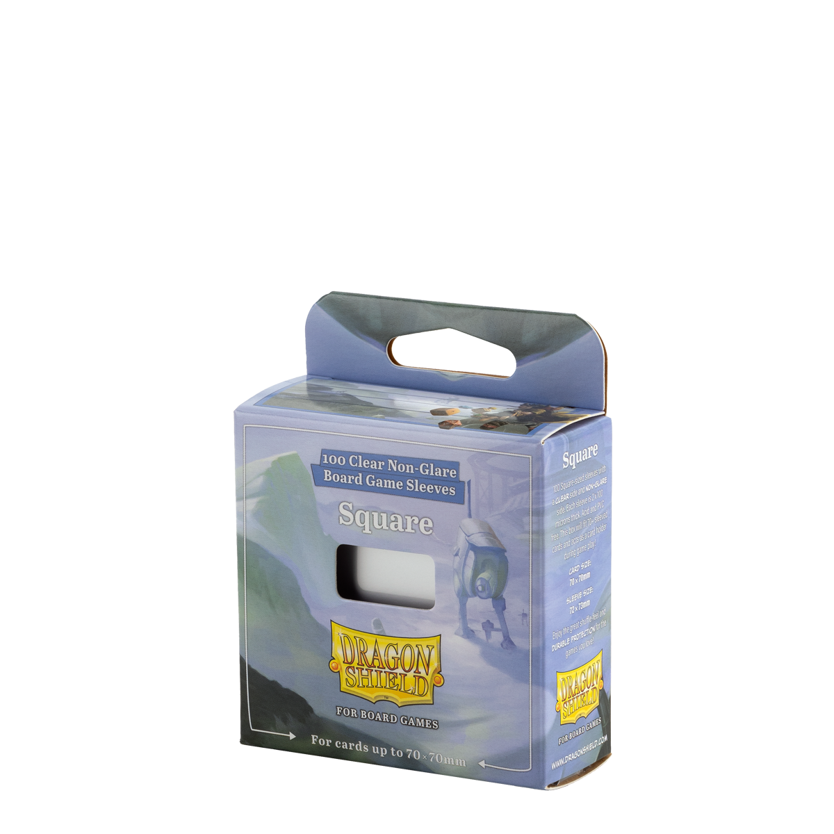 Dragon Shield Board Game Sleeves Square Clear/Non-Glare