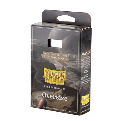 Dragon Shield Board Game Sleeves Oversize Clear/Non-Glare