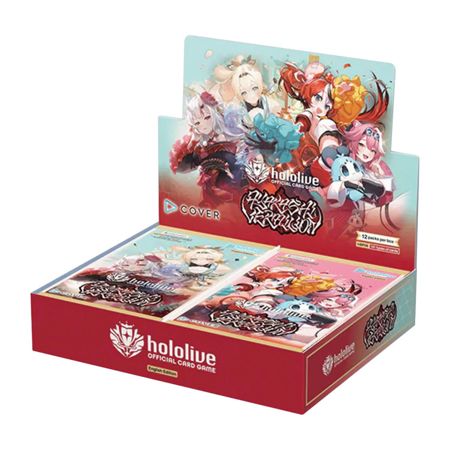 Hololive Official Card Game Ayakashi Vermilion Booster Box (12 pakker)
