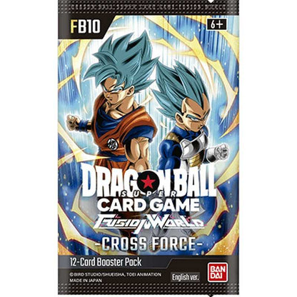 Dragon Ball Super Card Game Fusion World: Cross Force Booster Box (FB10)