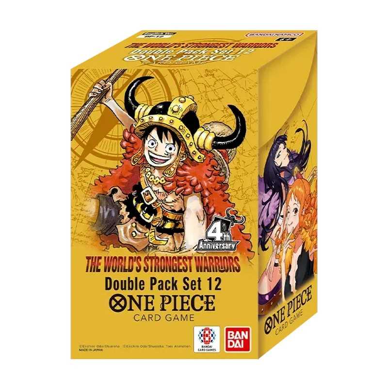One Piece Double Pack Set 12 eske i OP17-design med Luffy og Nami på forsiden