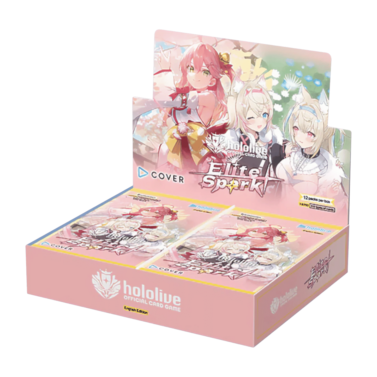 Hololive Official Card Game: Booster Box - Elite Spark (12 pakker)