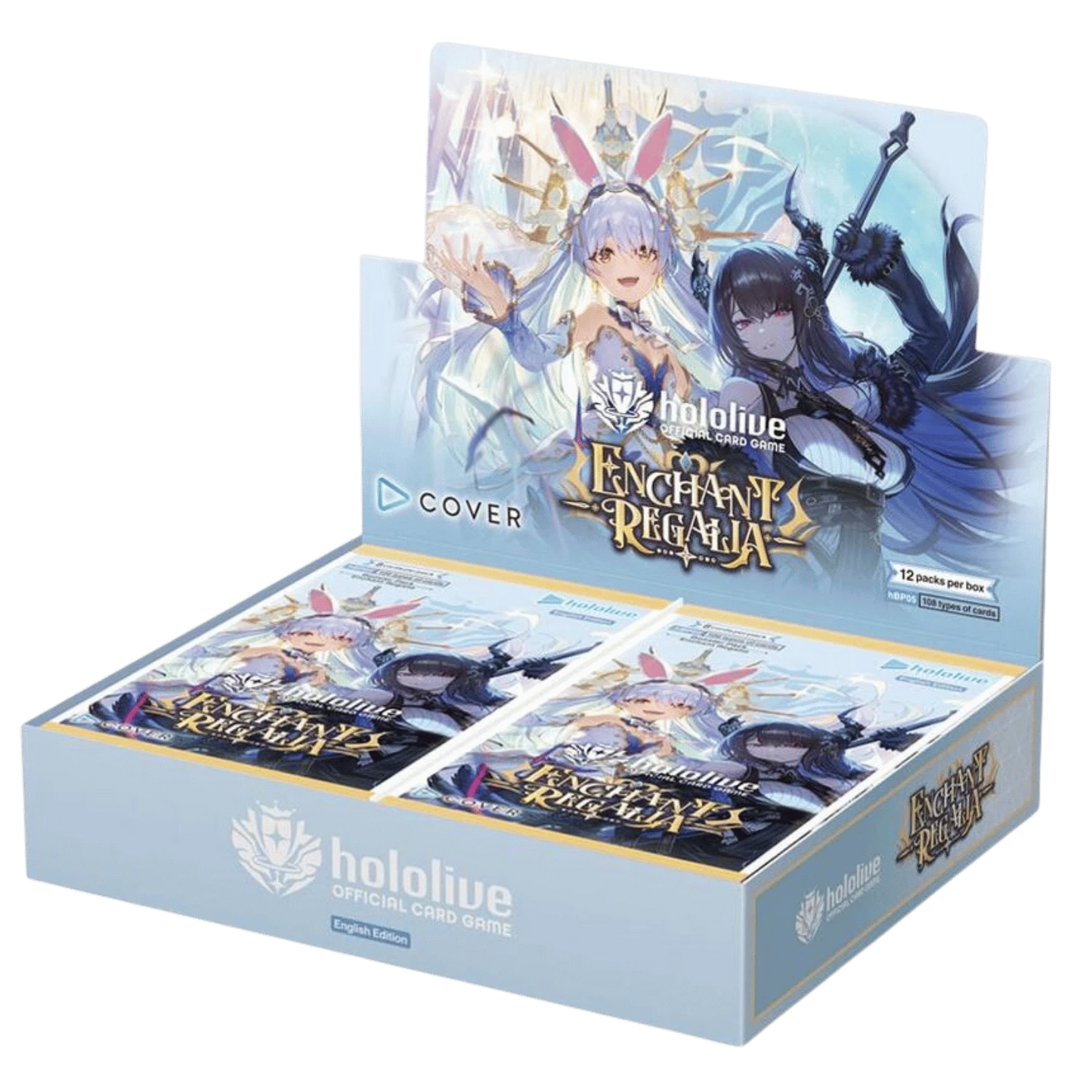 Hololive Official Card Game: Booster Box - Enchant Regalia (12 pakker)