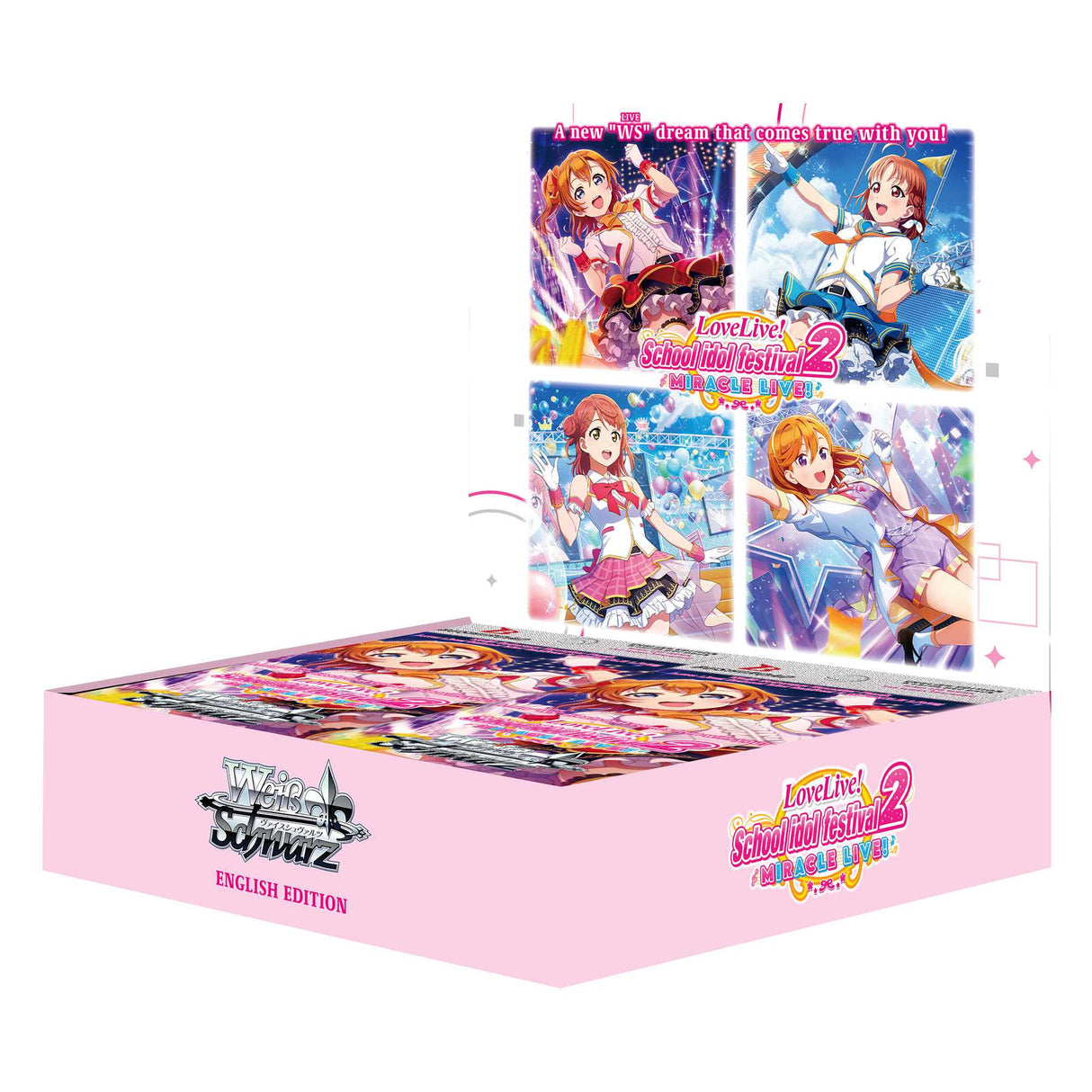 Weiss Schwarz Love Live School idol festival 2 Miracle Live! Booster Display