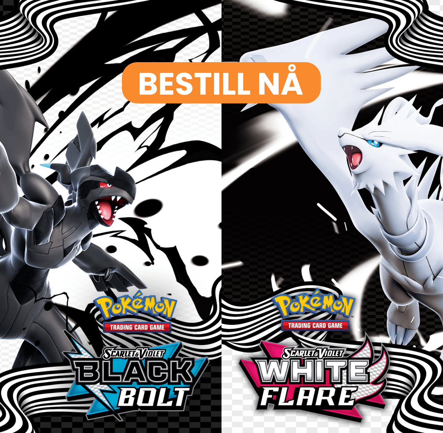 Black Bolt & White Flare er på lager!